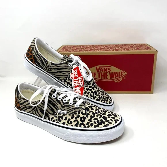 💖MEGA SALE💖Vans Era   Leopard Tiger Skateboarding Women's  Safari VN0A54F19M7 - Picture 10 of 12